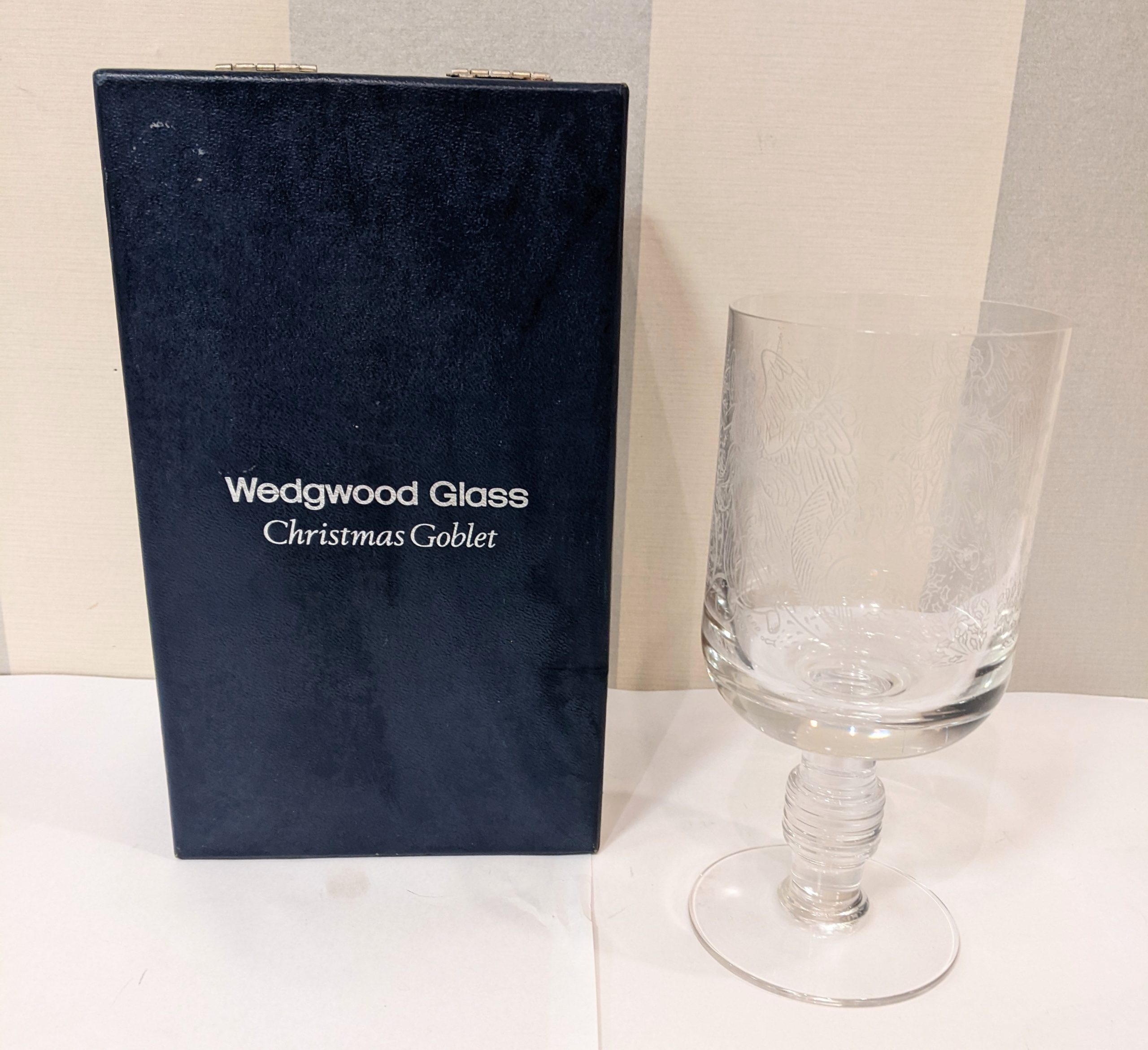 木更津,君津,袖ヶ浦,市原,富津,買取,源,Wedgwood Glass,クリスマスゴブレット,1977年,グラス,クリスタルガラス,西洋食器,食器,食事,飲食,お酒,ジュース,家庭,食卓,コレクション趣味,収集